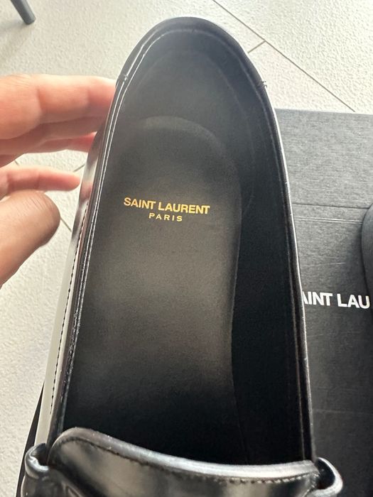 Оригинални мъжки обувки Saint Laurent Лоуфъри