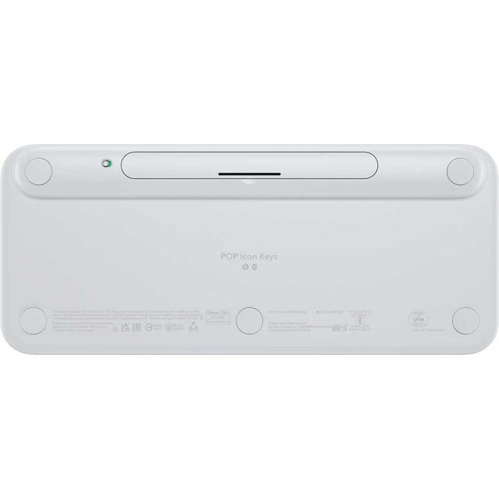 Tastatura Wireless LOGITECH Pop Icon, Bluetooth, alb