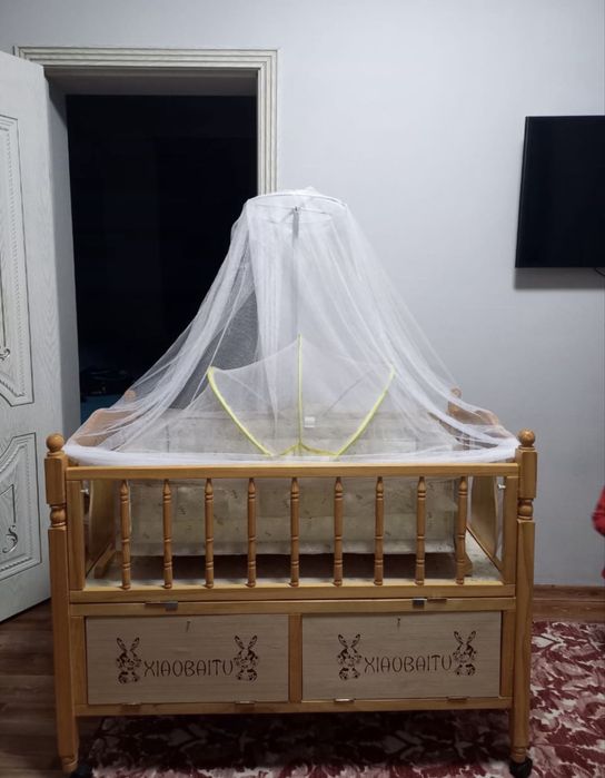 Детский манеж кроватик