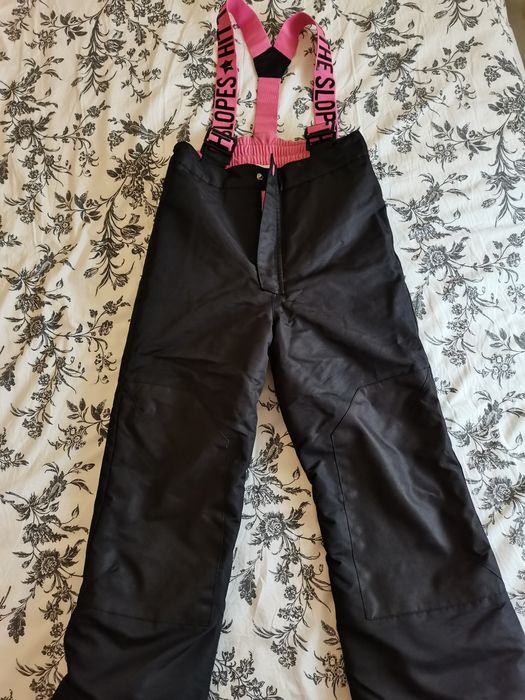 Pantaloni schi fetita h&m, marimea 6-7 ani, 122 cm