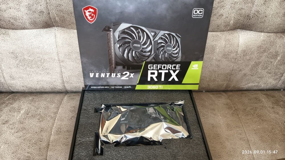 Продам MSI rtx 3060ti 8gb
