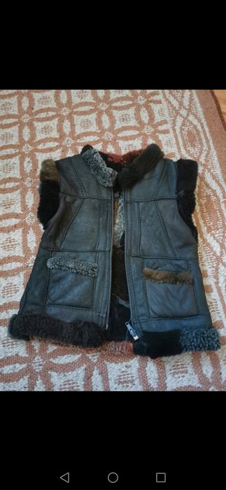 Vesta/bundita din blana naturala de oaie