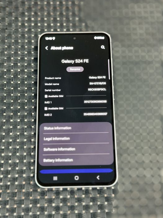 Samsung Galaxy S24 FE Pret 1300 lei fix