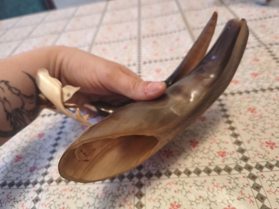 СССР статуэтки из рога и фарфор