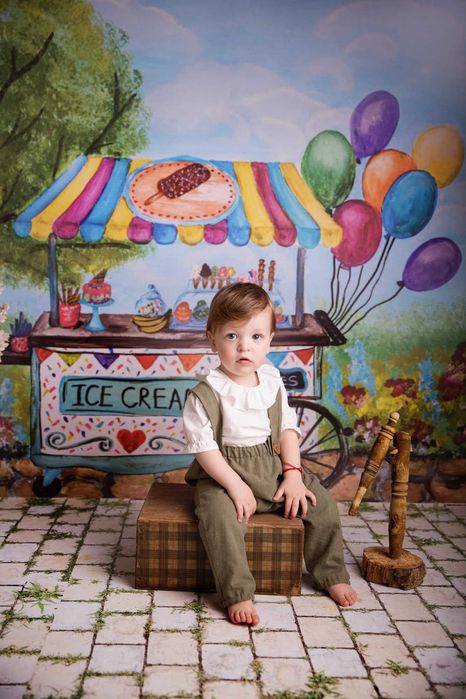 Fundaluri personalizate textil premium 240x160h aniversare