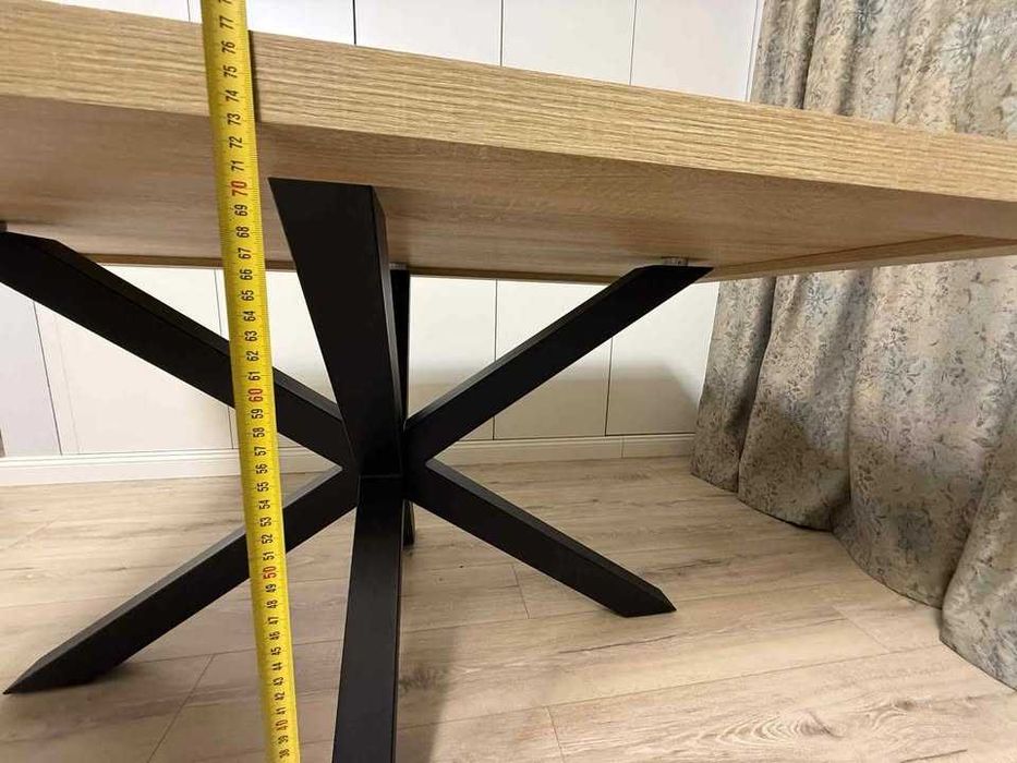 Vand masa dinning maro din mdf si metal 100x160 cm ARGO KAVE HOME