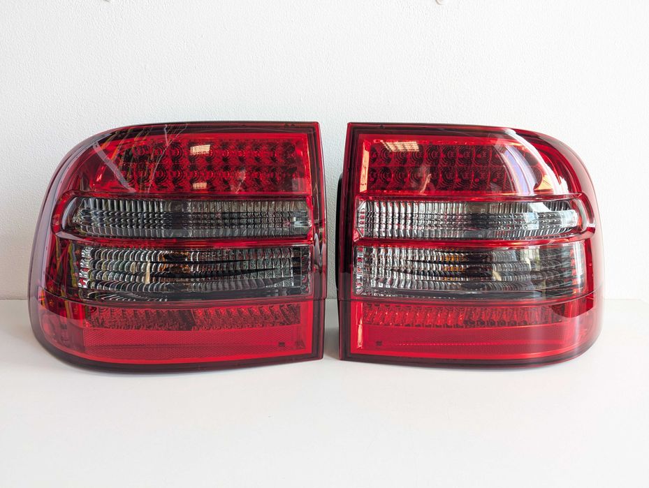 Стопове Порше Кайен 1 ЛЕД тъмни Опушени Porsche Cayenne 1 Тунинг LED