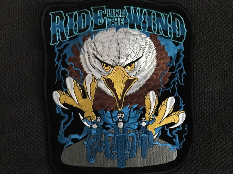 Petic/Patch/Emblema brodat geaca/vesta/etc piele/textil moto/rock/punk