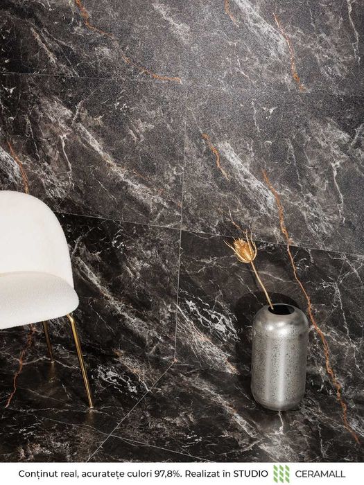 Gresie 8031 60X120 Black Gliter