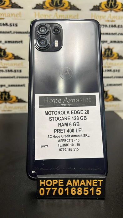 Hope Amanet P3 MOTOROLA EDGE 20 128 / 6GB RAM