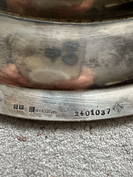 Farfurie argintata christofle (Casino de Sinaia)