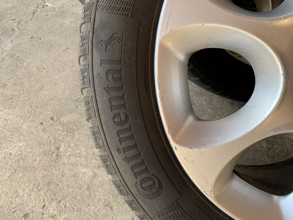 Cauciucuri continental si jante pe 16 alfa romeo 205/55/R16 T iarna!