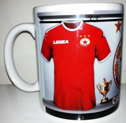 Уникална Футболна Фен Чаша На ЦСКА с Ваше Име И Номер!Чаша на CSKA!
