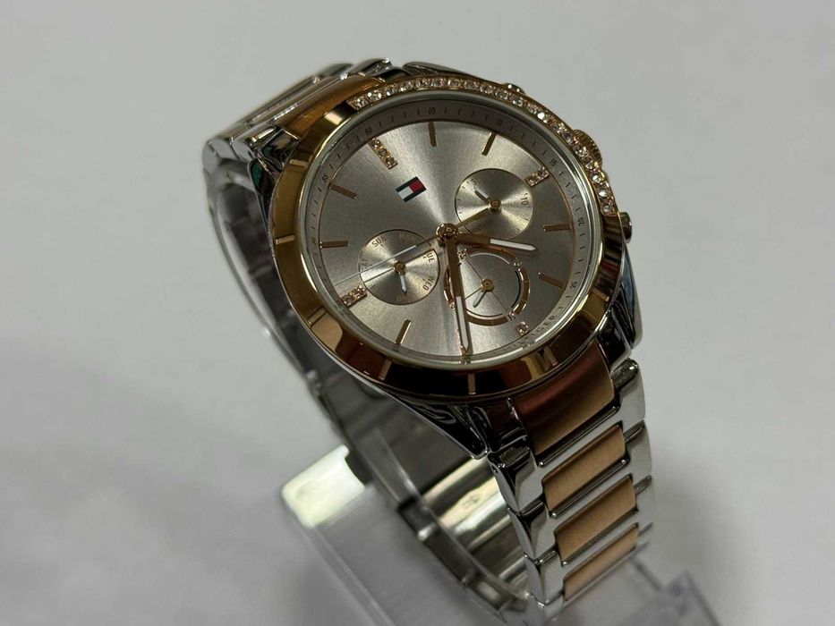 Дамски часовник Tommy Hilfiger KENNEDY, двуцветен, Rose Gold, Сребрист