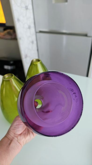 Abajur lustra sticla