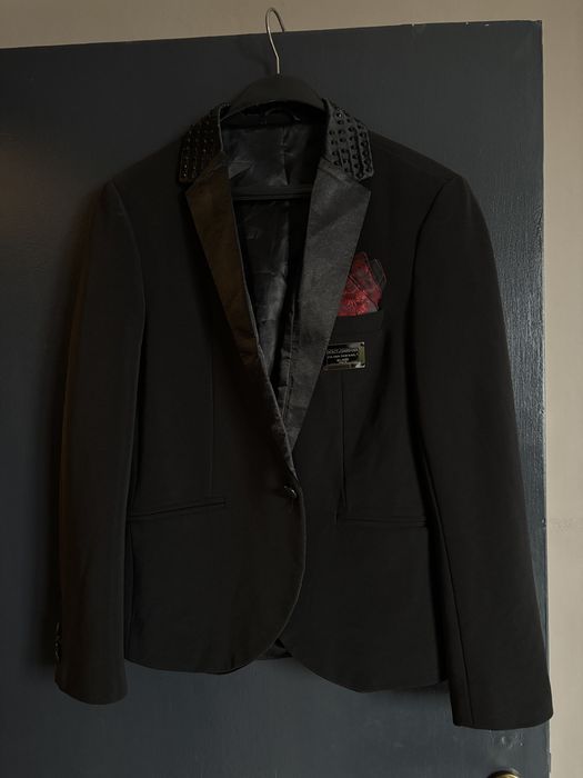 Мъжко черно сако D&G