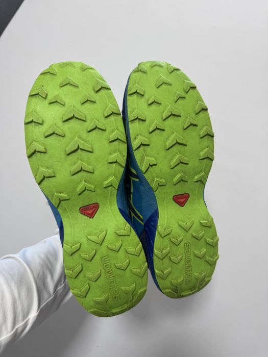 Salomon speedcross blue & gren