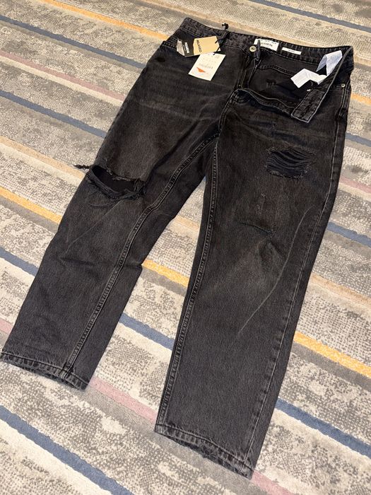 Vand blugi negri PULL&Bear model Boy friend 42 M-L