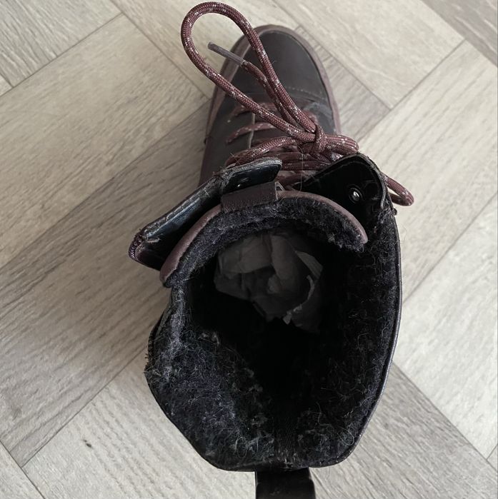 Ботинки зимние Ecco, б/у, бесплатно, 40 размер