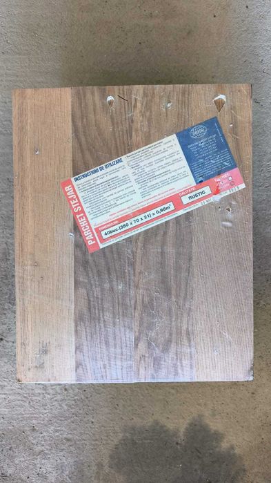 Parchet masiv STEJAR 21mm - 62 mp (Nou, SIGILAT) - Pret: 650€