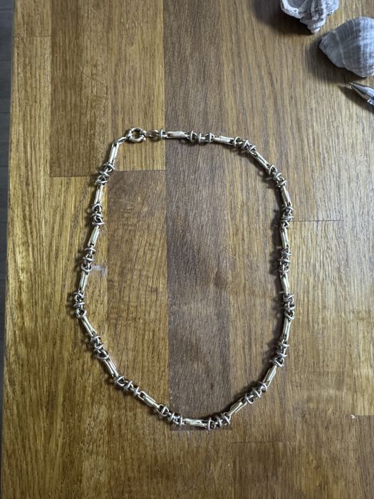 Lant de aur 14 K aur Galben si alb