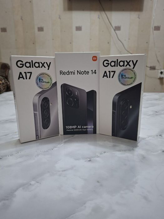 Samsung A 17 Redmi not 14 sotiladi