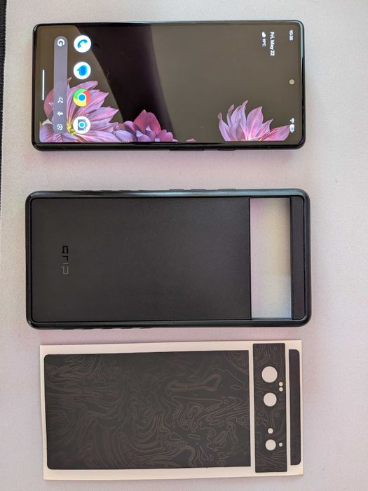 Vand telefon Google Pixel 6, 128GB, 8GB RAM, 5G + husa dbrand GRIP + folie de aplicat pe husa