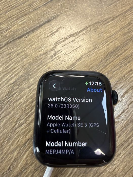Apple watch se3 44mm midnight  sb m/l sel 64gb