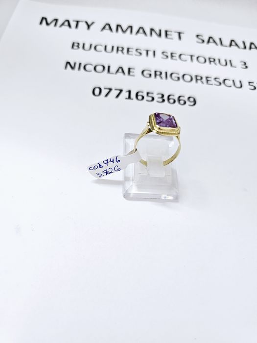 Vand inel dama din aur 14 k 3.72 g cod 746
