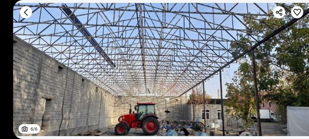 Контейнер профилидан, уголокдан том йопиш хизмати