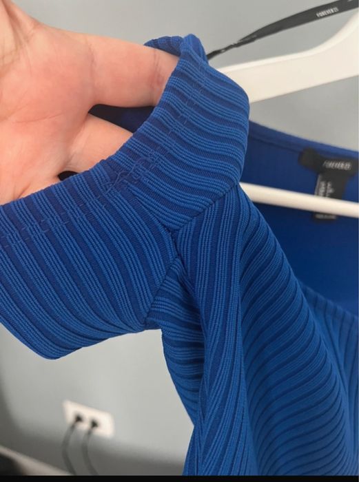 Top albastru  sexy