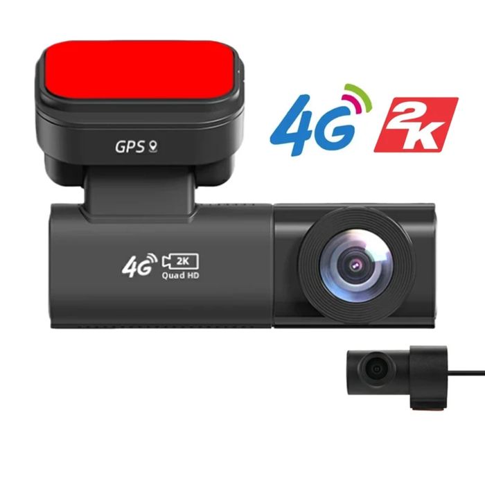 Onlayn 4G + GPS VideoRegistrator — 2 ta kamera