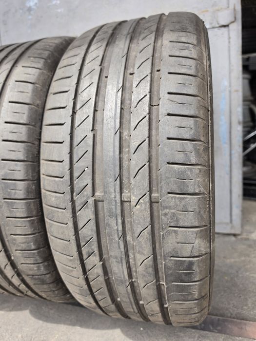 4 бр. летни гуми 225/50/17 Continental AO DOT 2x1821 2x0919 4-5 mm