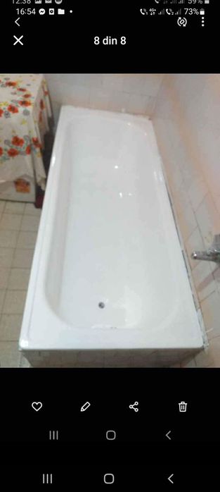 Reconditionari cazi de baie din Fonta, Tabla, Acril,