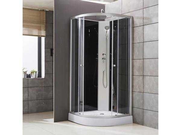 Cabina dus pe rotund Aloni cu jeturi