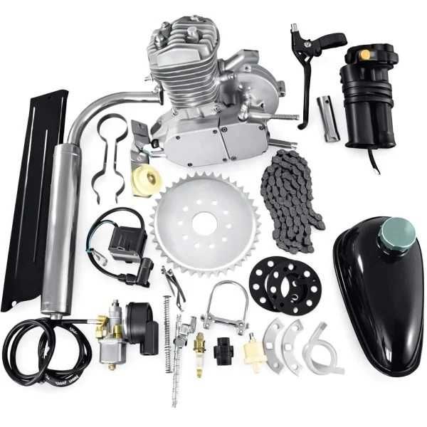 Kit complet motor de bicicletă 50/80 cc în 2 timpi, 3,2 CP