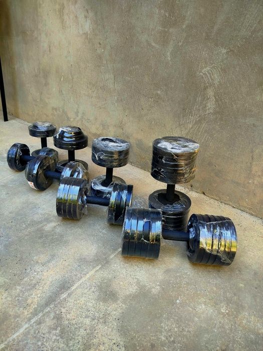 Продаются новые и качественные разборные гантели от 1-го до 40 кг