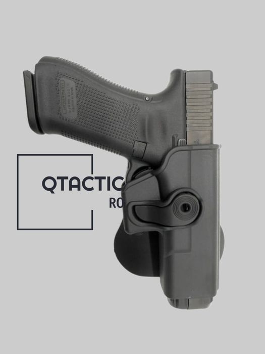 Toc holster Glock 9 mm OWB, polimer, rotire 360°