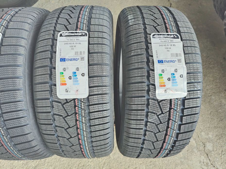 4 Нови зимни гуми 245/45R19 Continental WinterContact TS860S * MO XL FR 102H с борд