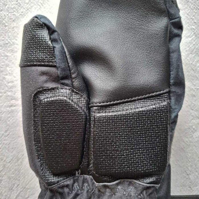 Mănuși snowboard Decathlon SNB500 Protect Negru-Portocaliu Copii