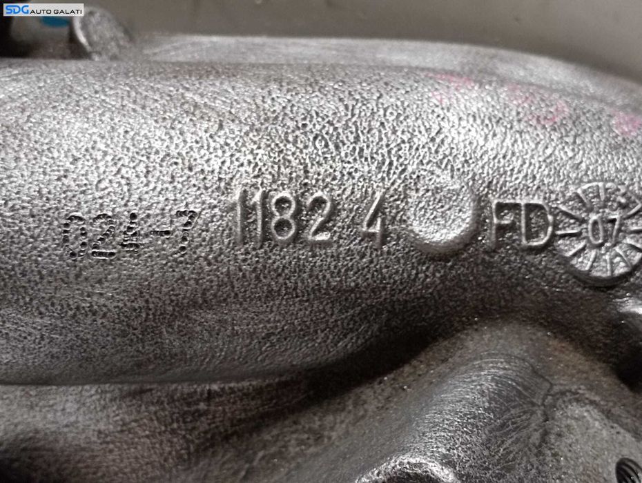 Tub Tubulatura Conducta Teava Ghidaj Admisie Aer Turbo Turbina Turbosuflanta cu Senzor presiune Renault Megane 2 1.9 DCI 2002 - 2008 Cod 8200375080 0281002709 [M5222]