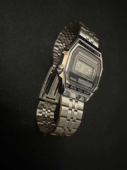 Ceas citizen dx-2051 gri fata spate lateral unghi inchis