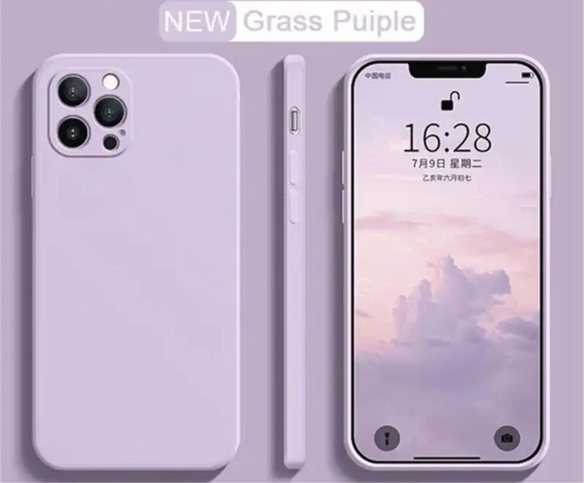 Iphone 12/13/14/15/16E/16 PRO MAX Husa Square Case 0,25 Alcantara Fina