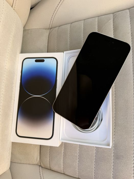 Iphone 14 pro max silver 128 gb