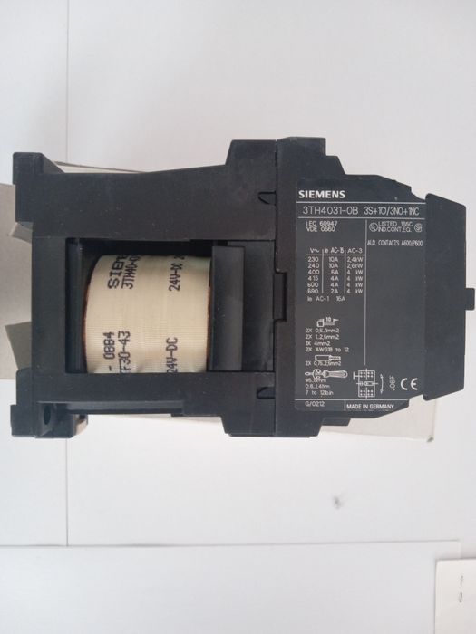 Contactori Siemens 3rt2027,3rt2025-1bb4r, si3th40,3rt1017,3rh1140,3rr2