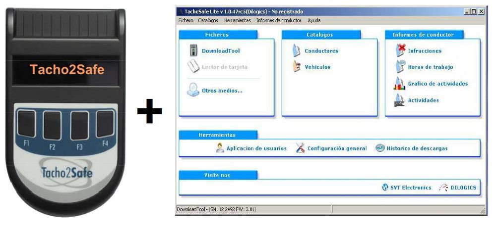 Cititor de date Tacho 2 Safe oferta