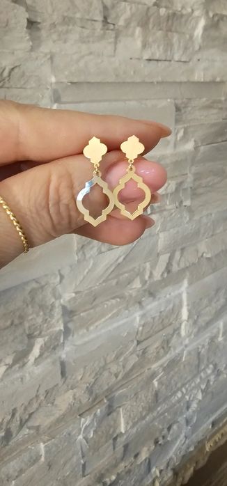 Cercei din aur galben 14 k