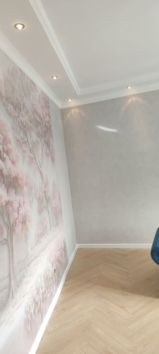 Штукатурка, шпаклёвка, кафель, ламинат,