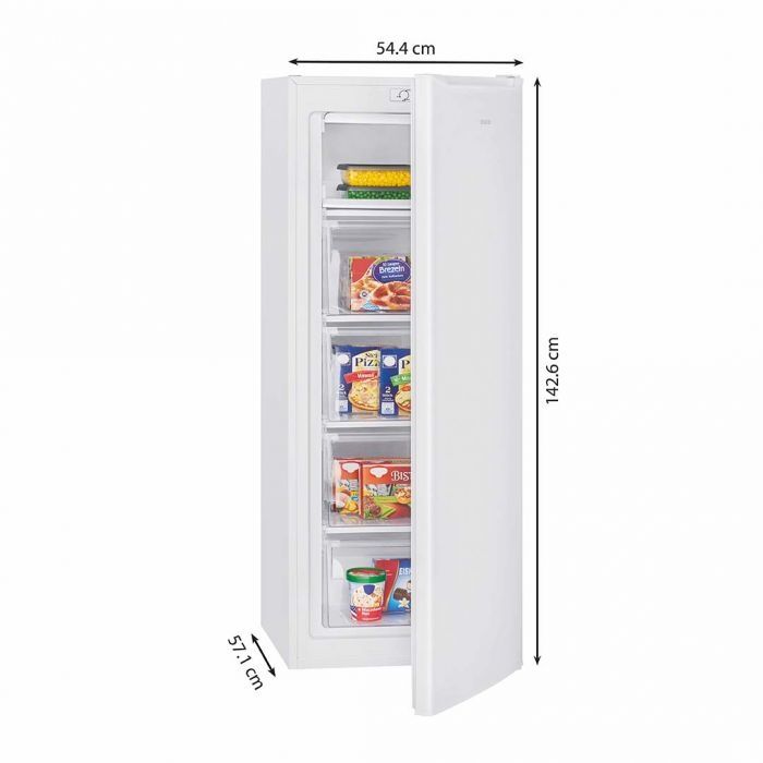 Нов вертикален фризер Боман/Bomann бял