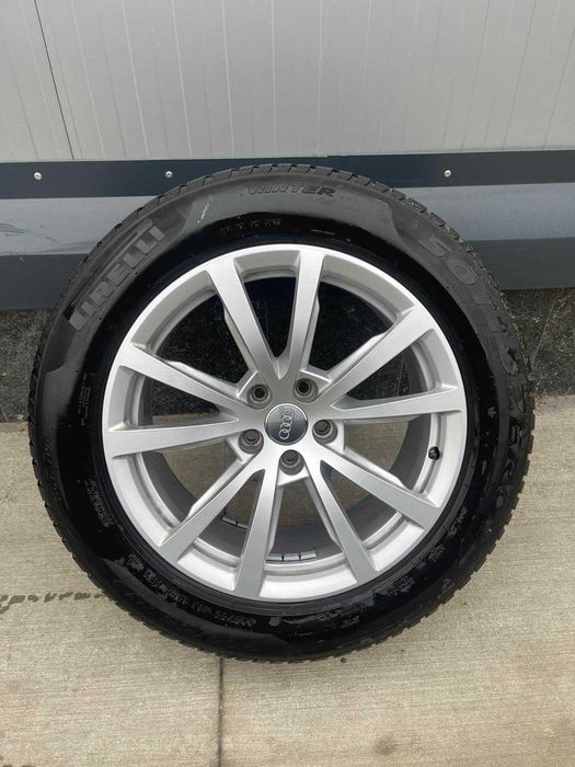 4бр Гуми с джанти 235/55 R18 5x112 за Ауди Audi A8 S8 A6 4N D5